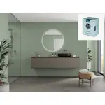 Baderomspanel Fibo 5206-M6040 EM Olivegreen med Monteringsskruer