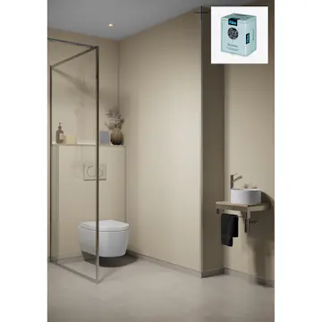 Baderomspanel Fibo 5233-00 EM Light Sand med Monteringsskruer