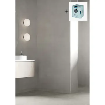 Baderomspanel Fibo Black Marble 2272-M6060S med Monteringsskruer