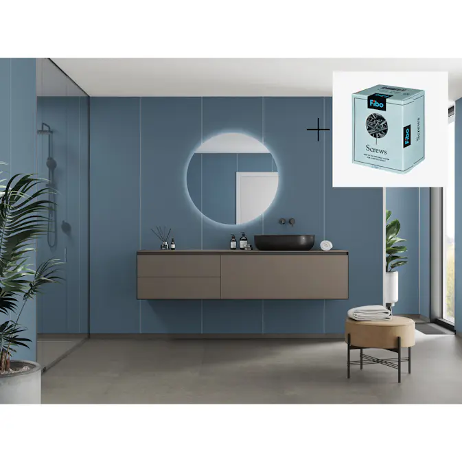 Baderomspanel Fibo 1412-LM6030 Avalon Pine med Monteringsskruer