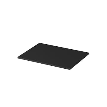 Benkeplate FOSSBAD Sort Eik