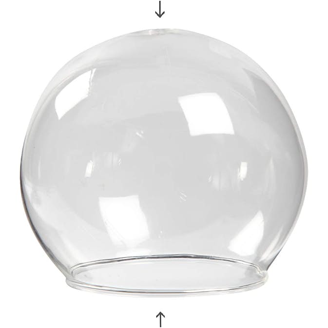 Glasskuppel Creativ Company Kulformet Transparent Hullstr 5 cm 4 stk/1 Pk