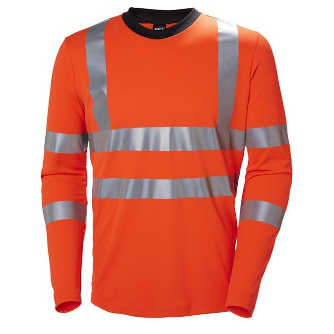 T-skjorte HH Addvis Langarm HiVis Kl 3