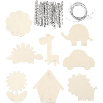 Vindspill Creativ Company Str 9-14 cm Tykkelse 2 mm 24 St/1 Pk