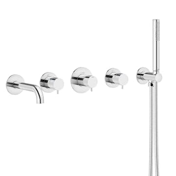 Badekarbatteri Damixa Silhouet BS2 Innbygging