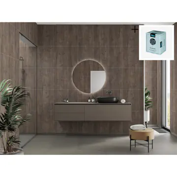 Baderomspanel Fibo 7969-LM6060 SC Rough Wood med Monteringsskruer