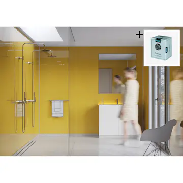 Baderomspanel Fibo 5223-F00 Yellow med Monteringsskruer