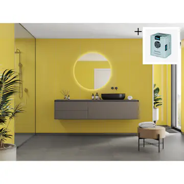 Baderomspanel Fibo 5223-M10 Yellow med Monteringsskruer