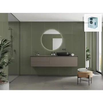 Baderomspanel Fibo 5207-M10 Camo Green med Monteringsskruer