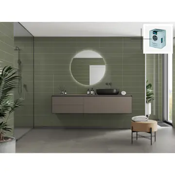 Baderomspanel Fibo 5207-M6015 Camo Green med Monteringsskruer