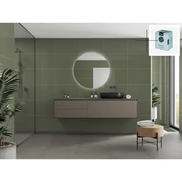 Baderomspanel Fibo 5207-M6040 Camo Green med Monteringsskruer