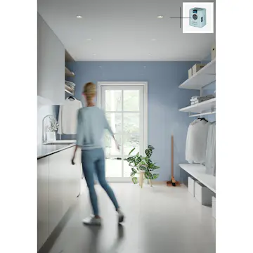 Baderomspanel Fibo 5203-F00 Frozen Blue med Monteringsskruer