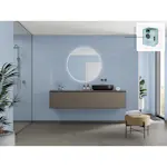 Baderomspanel Fibo 5203-M6030 Frozen Blue med Monteringsskruer