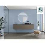 Baderomspanel Fibo 5203-M6040 Frozen Blue med Monteringsskruer