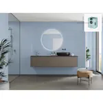 Baderomspanel Fibo 5203-M6060 Frozen Blue med Monteringsskruer