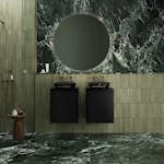 Speil FOSSBAD Moon Rund med Lys/Antidugg