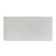 Glassplate Fibo Herdet Hvit Glass