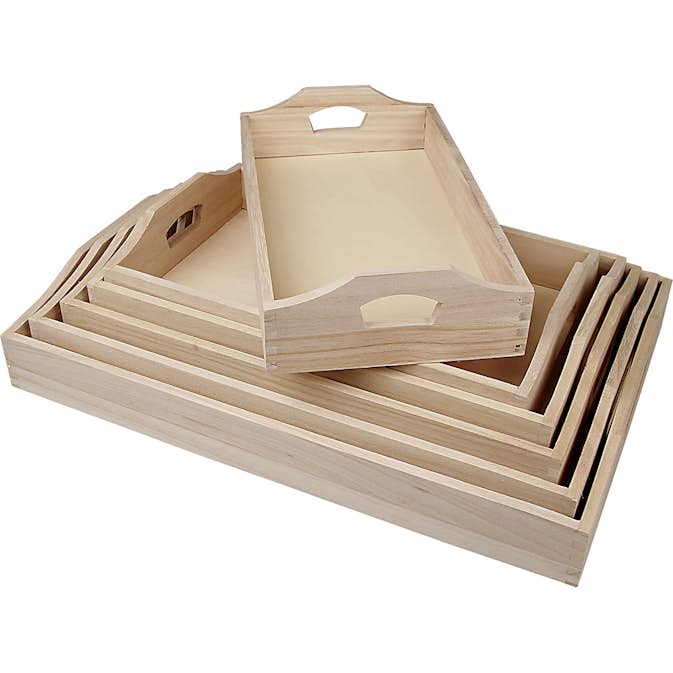 Serveringsbrett Creativ Company 5 cm 6 stk/ 1 sett