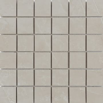 Mosaikk Lhådös Scarlet Marfil 5x5 cm Matt