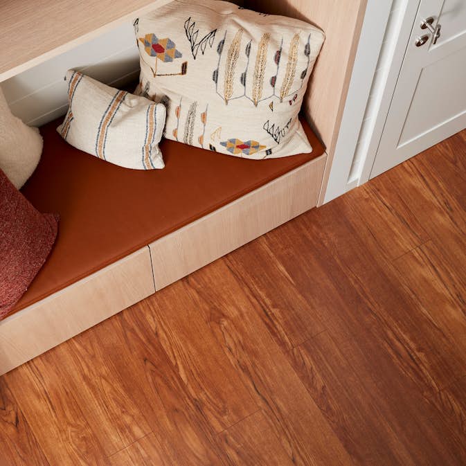 Laminatgulv BerryAlloc Ocean 8 V4 Teak Brun 1-Stav