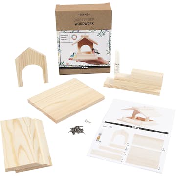 Materiellsett Creativ Company Fuglebrett 12,5x14,5x11,5 cm 1 Stk/1 Pk