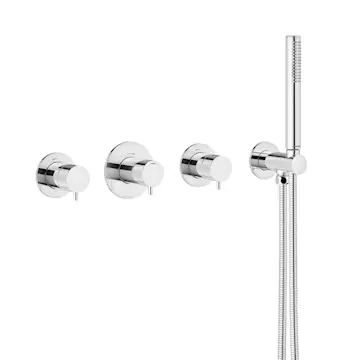 Komplett Badekarbatteri Damixa Silhouet BS1 Innbygging