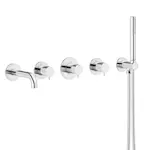 Komplett Badekarbatteri Damixa Silhouet BS2 Innbygging