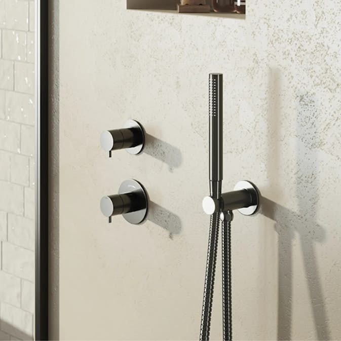 Komplett Takdusjsett Damixa Silhouet DS2 Innbygging