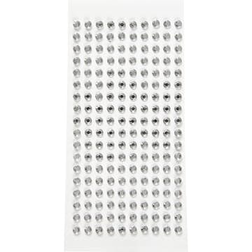Rhinsten Creativ Company 5 mm Sølv 144 stk/1 Pk