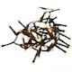 Lyslenke Star Trading Golden Warm White Utendørs 16 meter 800 LED-Lamper