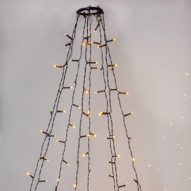 Juletrelys Star Trading Golden Varmhvit 360L