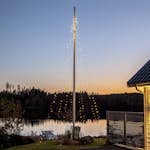 Flaggstangbelysning Star Trading Shiny LED-Lyslenke med 500 Varmhvite Lys 10 Meter