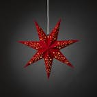 Adventsstjerne Gnosjö Konstsmide 5950 Fløyel 60 cm