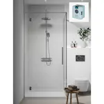 Baderomspanel Fibo 3487-M00HG Bright Marble med Monteringsskruer