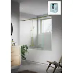 Baderomspanel Fibo 2487-M6060S Bianco Marble med Monteringsskruer