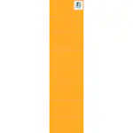 Baderomspanel 2167-M6030 EM Deep Yellow med Monteringsskruer