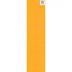 Baderomspanel Fibo 2167-M6015 EM Deep Yellow med Monteringsskruer
