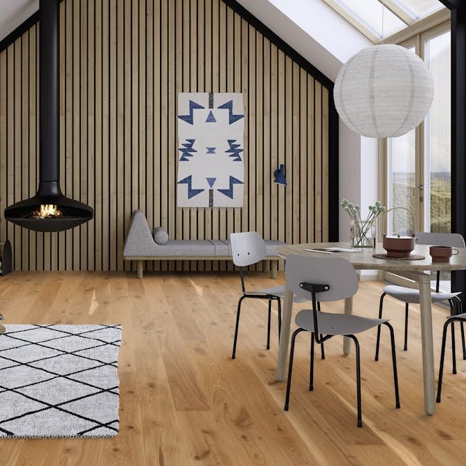 Parkett Boen Eik Vivo Børst Oljet 1-Stav