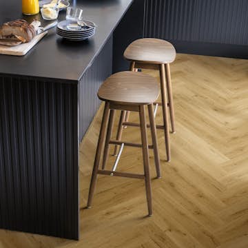 Vinylgolv Pergo Voxnan Pad Pro, Fiskbensmönstrad Ekimitation med Unizip® Click-System