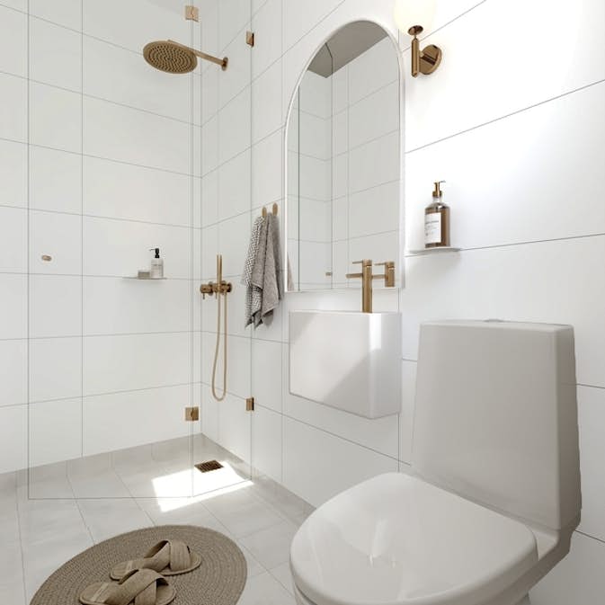 Baderomspanel Fibo 2094-TM6030 White