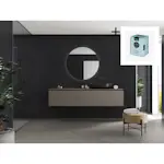 Baderomspanel Fibo 2127-M6060 Dark Ash med Monteringsskruer