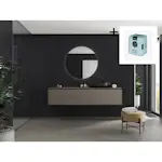 Baderomspanel Fibo 2127-M78 Dark Ash med Monteringsskruer