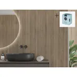 Baderomspanel Fibo 2164-M0500 Pure Oak med Monteringsskruer