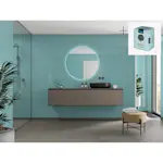 Baderomspanel Fibo 2212-M0830 Aquamarine med Monteringsskruer