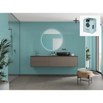 Baderomspanel Fibo 2212-M78 Aquamarine med Monteringsskruer