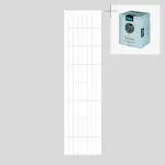 Baderomspanel Fibo 3091-M0830 Denver White med Monteringsskruer