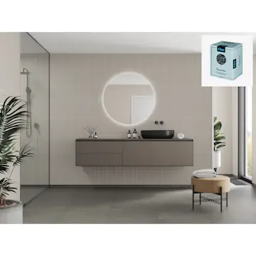 Baderomspanel Fibo 5200-M0830 Warm Grey med Monteringsskruer