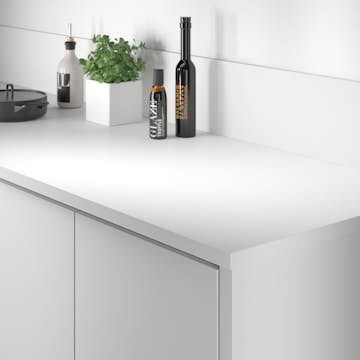 Benkeplate Fibo Laminat 330 Basic White