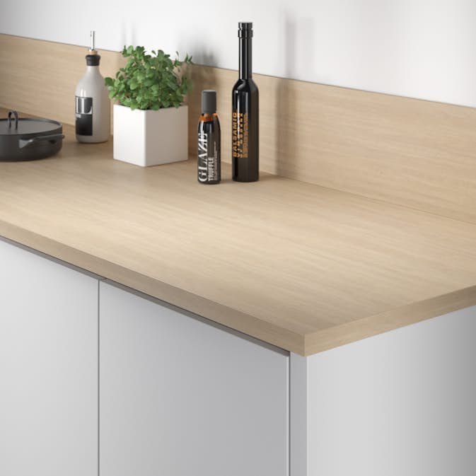 Benkeplate Fibo Laminat 3240 Oak Chevron