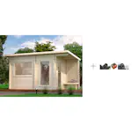 Badstuhus Palmako Sanna 6,8 m2 med Papp, Spiker og SBS Takbelegg